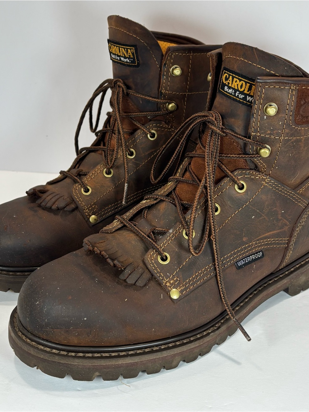 Carolina Men's 28 Series 8" Composite Toe Work Boot Brown 12 D Waterproof